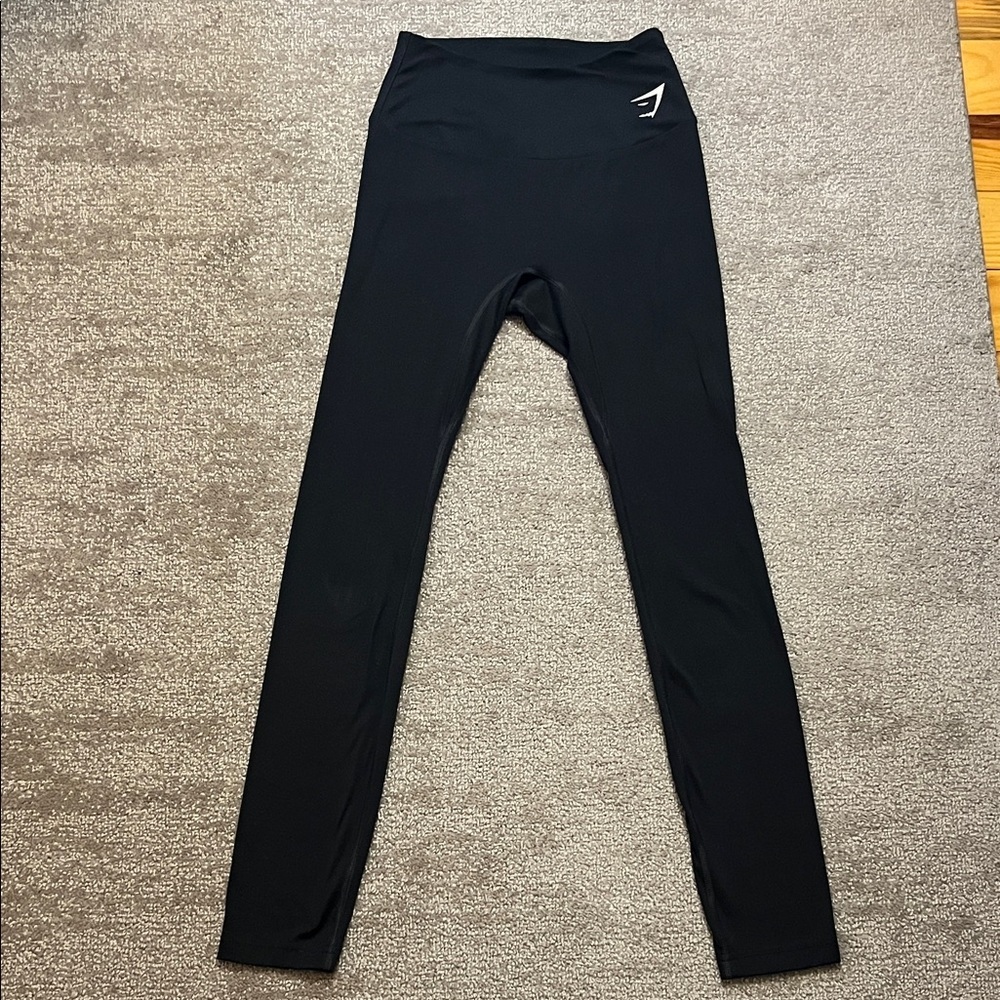 Gymshark Full Length Black Leggings Size XS